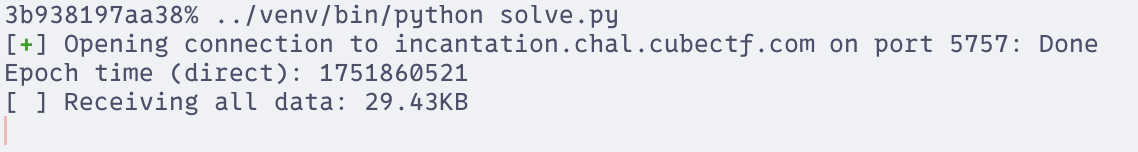 Script executing and recovering characters